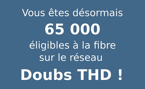 65000 lignes FTTH disponibles